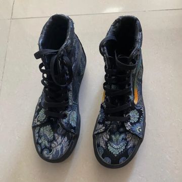 Tênis basqueteira Vans Old Skool Floral custom
