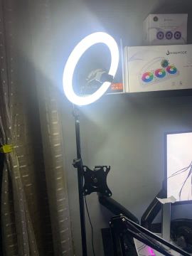 Ring Light para Streaming e Maquiagem - Iluminação Profissional