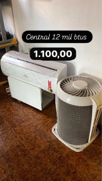 Ar condicionado central 12 mil btus