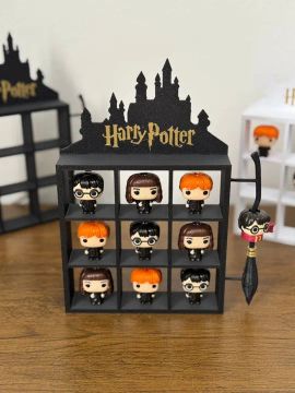 Expositor Harry Potter para Kinder Joy (Sem os Funkos) Preto