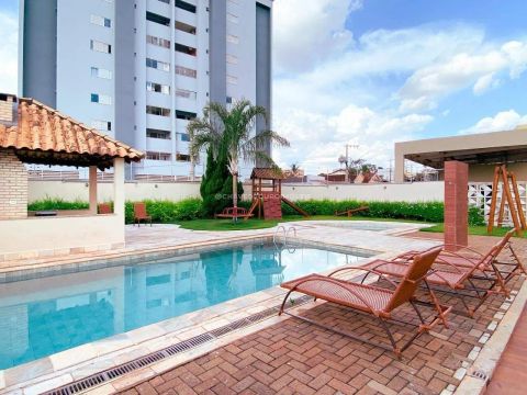 Apartamento para aluguel, 3 quartos, 1 suíte, 2 vagas, São Benedito - Uberaba/MG