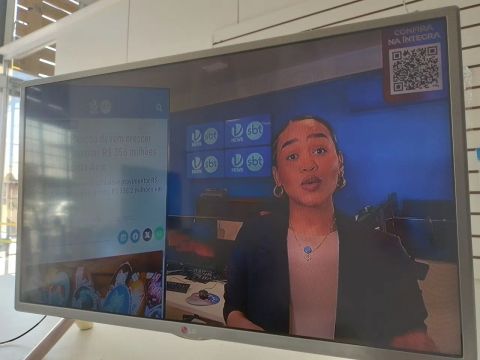 TV  de led 32 polegadas não stmat 