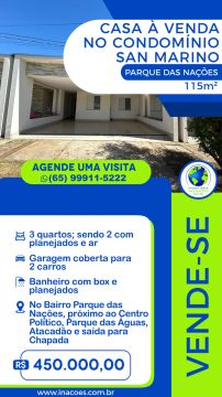 Casa à Venda no Condomínio San Marino - Parque das Nações