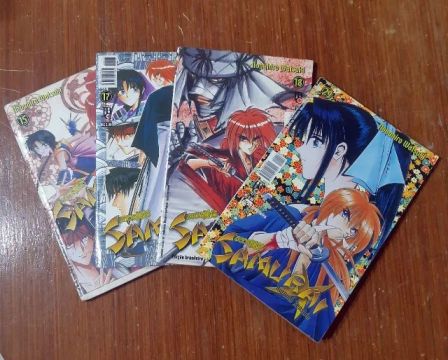 Mangá Samurai X/Rurouni Kenshin Editora JBC Volumes 15,17,18 e 29