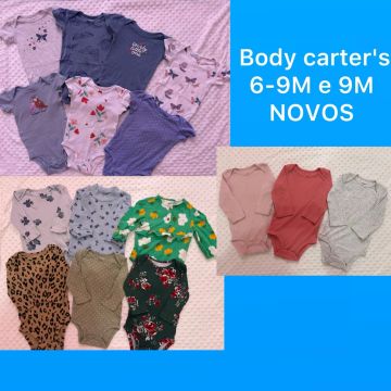 Body Carters 6-9M 9M NOVOS LER DESCRIÇÃO R$25 CADA 