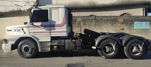 cavalo mecânico Scania 112HW 360 1990 Trucado com Bomba Hidráulica  Pronto para o Trabalho