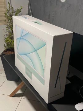 iMac chip M1 verde