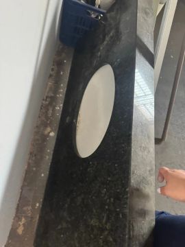 Pia na pedra já pronta 