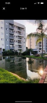 Apartamento com piscina e academia em condomínio fechado