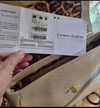 Bolsa Carmen Steffens Bege