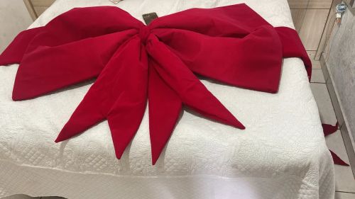 Laço gigante para decoração de carro - Vermelho