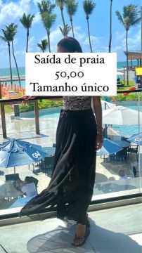 Saída de praia - Tamanho único