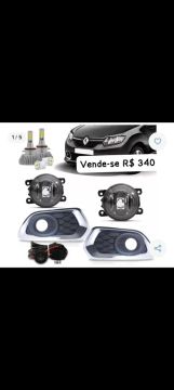 Farol de Milha Novo para Renault Sandero 2015 a 2019 + Led