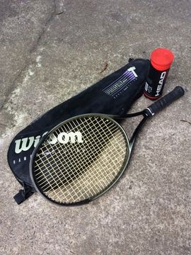 raquete tenis wilson dual taper beam