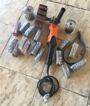 Lixadeira Line Mate 3 Walter Para Polimento De Metais (kit) R$ 2.300