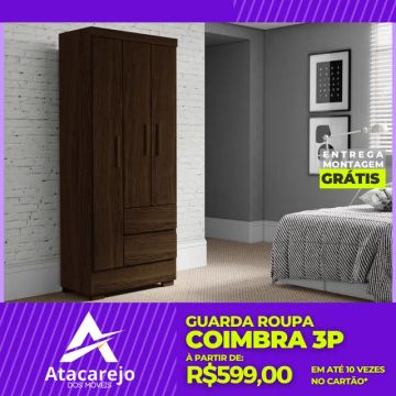 Guarda Roupa Solteiro Entrega e Monta Grátis