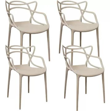 Kit Com 4 Cadeiras Para Cozinha Aviv Allegra Fratini