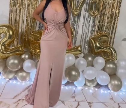 Vestido Longo Rose - Novo!