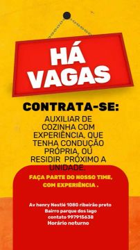 Estamos contratando 