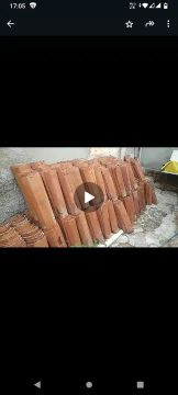 vendo 600 telhas canal em ótimo estado