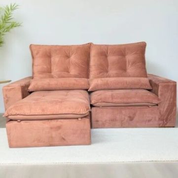 SOFÁ RETRÁTIL RECLINÁVEL MOLAS ENSACADAS SUPER CONFORTO!!! TOT0121