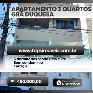 Apartamento 3 quartos com terraço no Grã Duquesa
