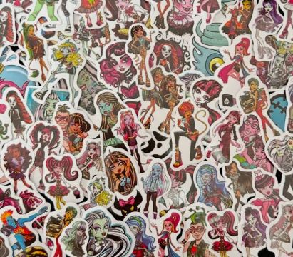 Adesivos monster high
