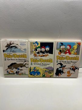 3 Volumes da coleção Pato Donald, por Carl Barks 
