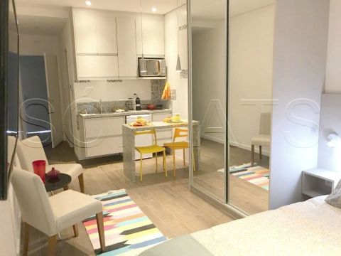 New Studio Residencial disponível para locação com 1 dormitório e 1 vaga em Cotia
