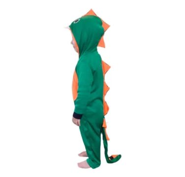 Fantasia dinossauro+ sapato+ kit decoração (Dinossauro)