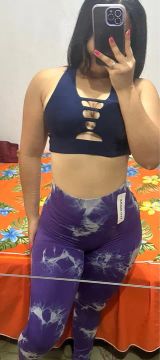  Legging  sem costura Tie Dye