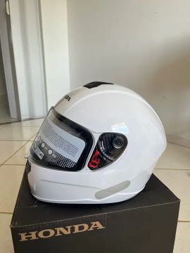 Capacete Honda Branco - Novo