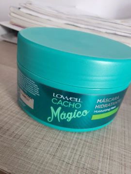 Máscara Lowell Cacho Mágico Hidratante para Cabelos Cacheados