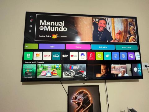 TV 65" 4K LG NANOCELL 65NANO77SRA - A MAIS NOVA NA OLX