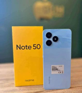 Celular Realme Note 50 128GB 4 RAM - Preto/Azul Lacrado Global