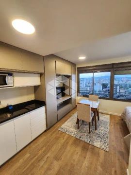 Apartamento JK no bairro Farroupilha, em Porto Alegre