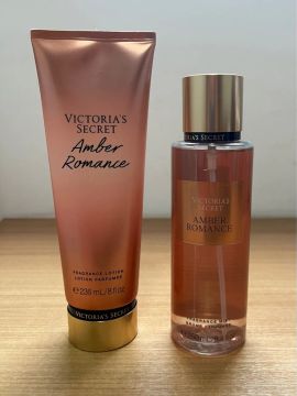 Kit Victoria's Secret Amber Romance - Loção e Body Spray