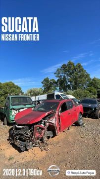 Nissan Frontier 2.3 2020 190cv - Sucata Para retirada de Peças