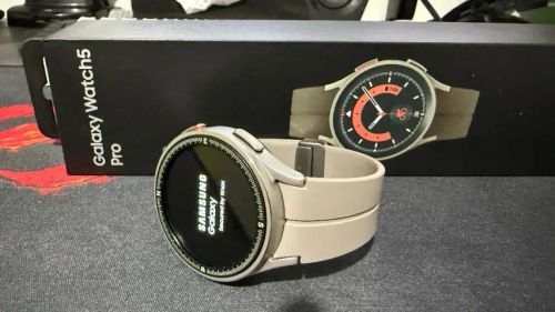 Galaxy Watch 5 Pro Todo em Titânio e Vidro Safira 45mm