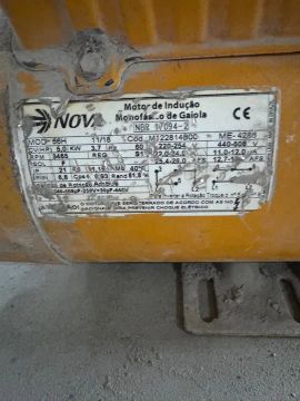 motor de indução monofásico de gaiola nova 5hp
