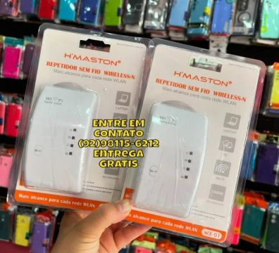 Repetidor De Sinal Wi-fi Amplificador Roteador Expansor De Rede Internet Wireless Wifi.