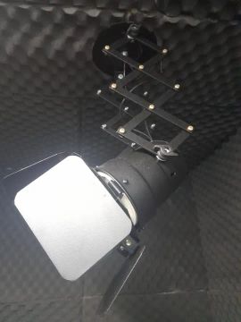 2x Luminárias Canhão Refletor Sanfona Para Estúdio, Palco, Púlpito, Youtuber, Chroma Key