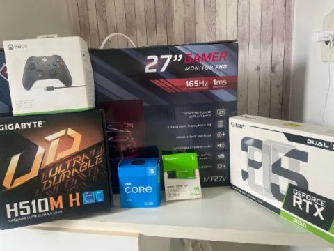 Computador Gamer - i5 11400 - RAM16GB DDR4, SSD 1TB, RTX3050 8GB