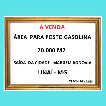 Terreno para posto de gasolina em Unaí MG 20.000m2