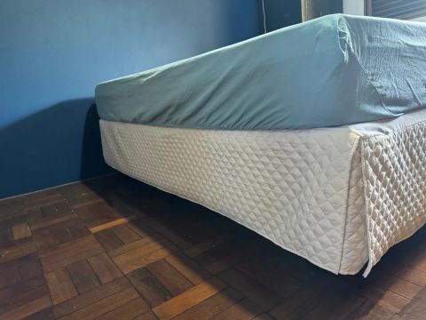 Box e colchão casal 