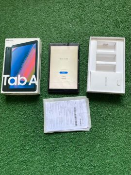 Aceito cartão: Tablet Samsung Galaxy Tab A with S Pen - Tela rachada, não danificou o touc