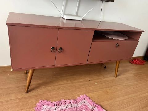Rack de TV em Madeira - Estilo Vintage