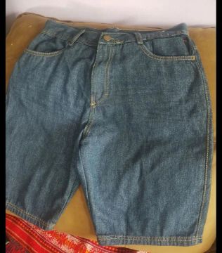 Bermuda jeans masculina 42 