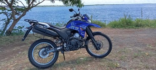 Moto Yamaha Lander 250cc ano 2020 azul único dono 