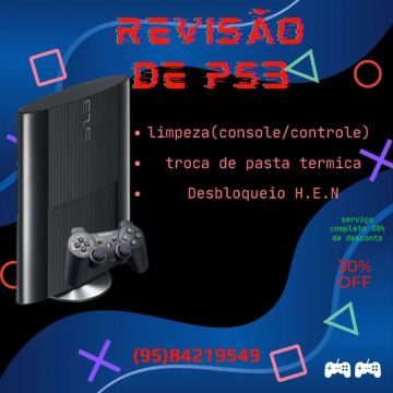 PS3 manutenção 